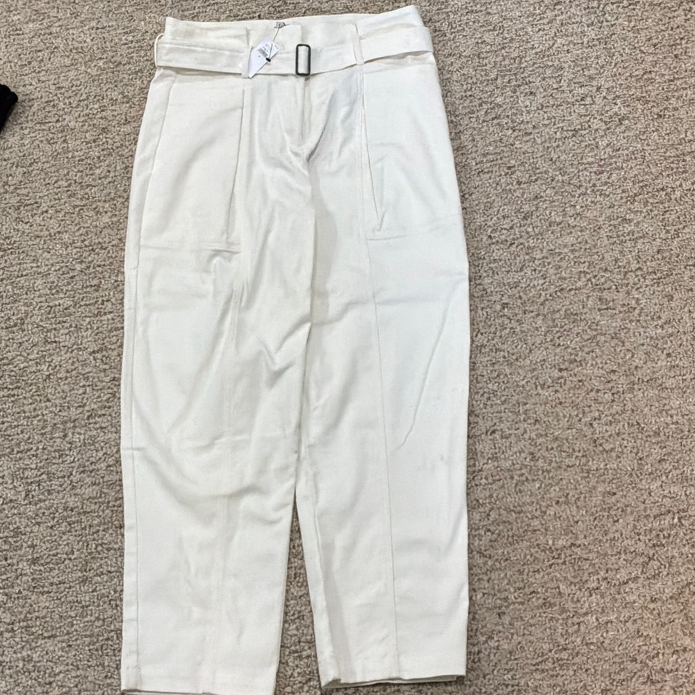 Banana Republic Women's Cream Straight Leg Pants